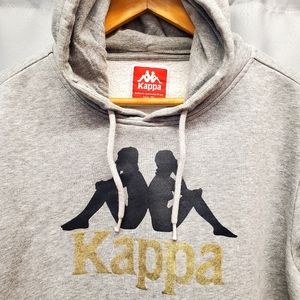 Kappa Grey Hoodie Iconic size Large